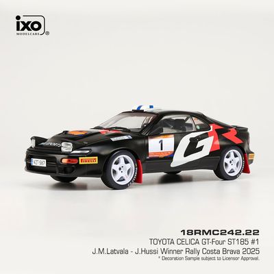 1:18 Ixo - Toyota Celica GT 4 Turbo (ST 185), Rally Costa Brava, 2025, #97, J.M. Jatvalla / J. Hussi 1:18 Ixo - Toyota Celica GT 4 Turbo (ST 185), Rally Costa Brava, 2025, #97, J.M. Jatvalla / J. Hussi