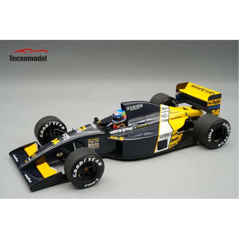 1:18 Tecnomodel - Minardi M191 1991 Ford #24 Spa Francorchamps 1991 G. Morbidelli *With Driver Figure* 1:18 Tecnomodel - Minardi M191 1991 Ford #24 Spa Francorchamps 1991 G. Morbidelli *With Driver Figure*