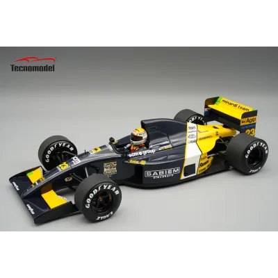 1:18 Tecnomodel - Minardi M191 1991 Ford #23 Monaco GP 1991 P. Martini *With Driver Figure* 1:18 Tecnomodel - Minardi M191 1991 Ford #23 Monaco GP 1991 P. Martini *With Driver Figure*