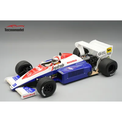 1:18 Tecnomodel - Toleman F1 TG184 Hart Turbo #20 USA GP 1984 J. Cecotto *With Driver Figure* 1:18 Tecnomodel - Toleman F1 TG184 Hart Turbo #20 USA GP 1984 J. Cecotto *With Driver Figure*