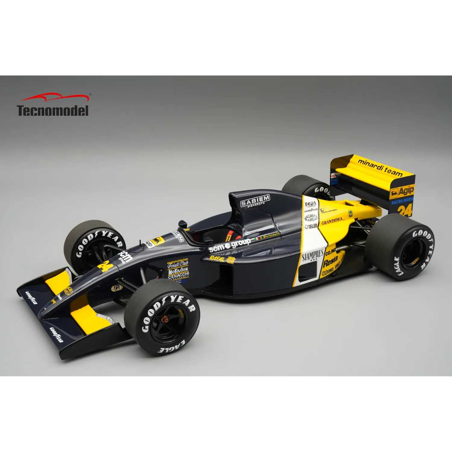1:18 Tecnomodel - Minardi M191 1991 Ford #24 Spa Francorchamps 1991 G. Morbidelli
