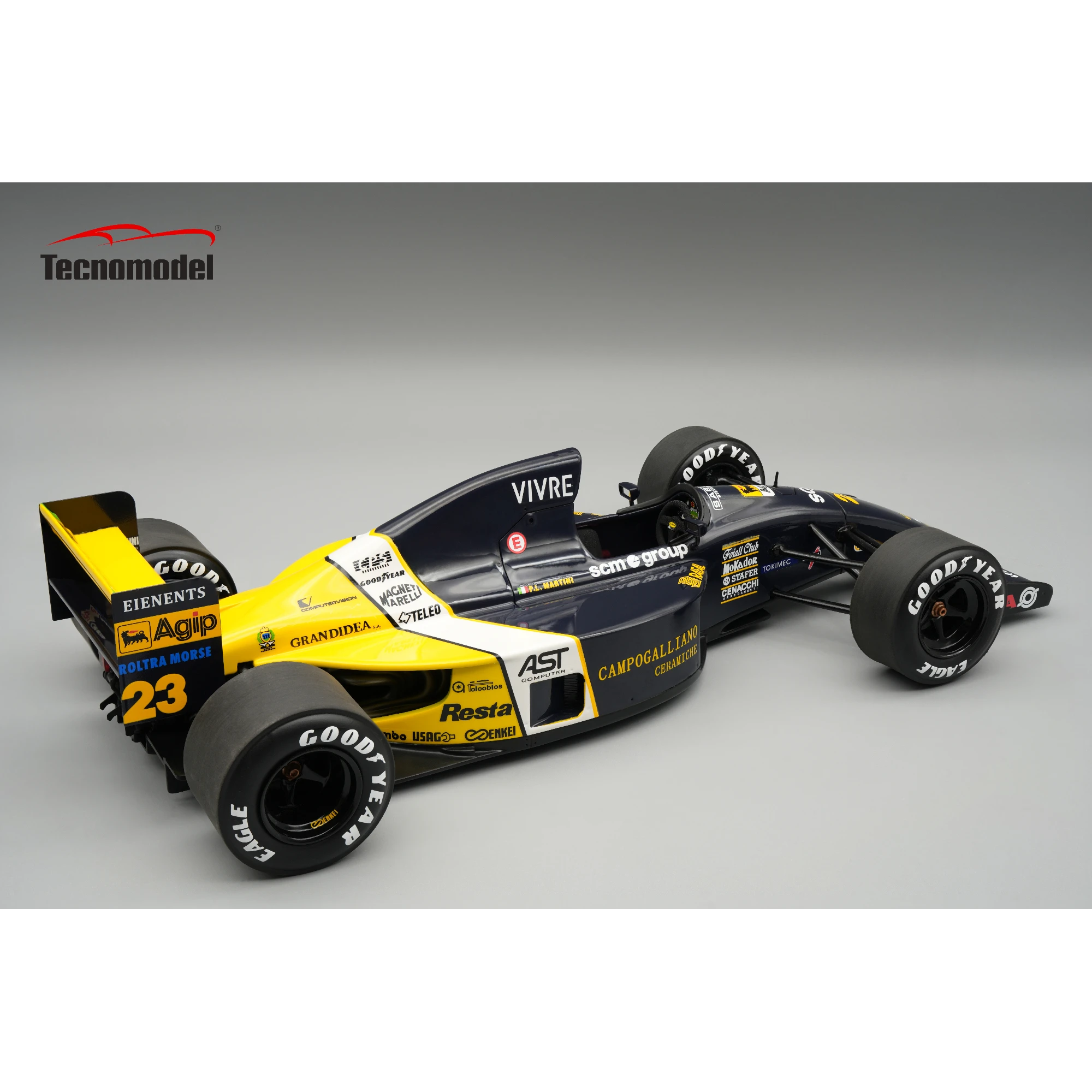 1:18 Tecnomodel - Minardi M191 1991 Ford #23 USA GP 1991 P. Martini