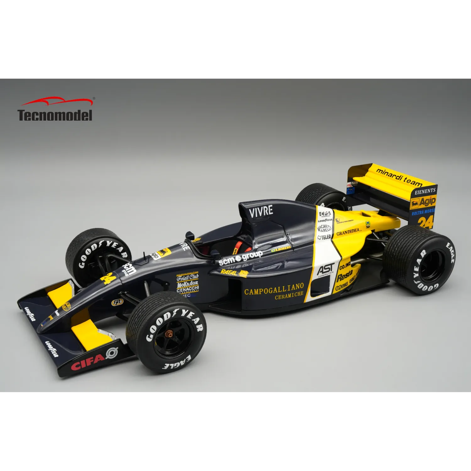 1:18 Tecnomodel - Minardi M191 1991 Ford #24 Australian GP 1991 R. Moreno