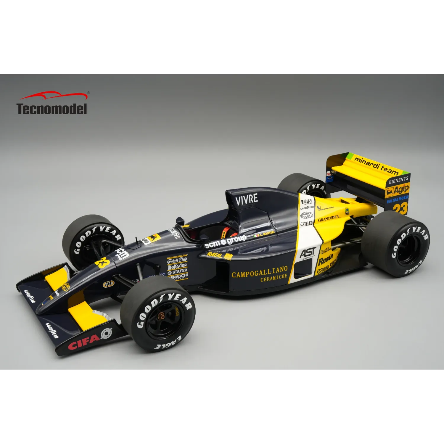 1:18 Tecnomodel - Minardi M191 1991 Ford #23 USA GP 1991 P. Martini