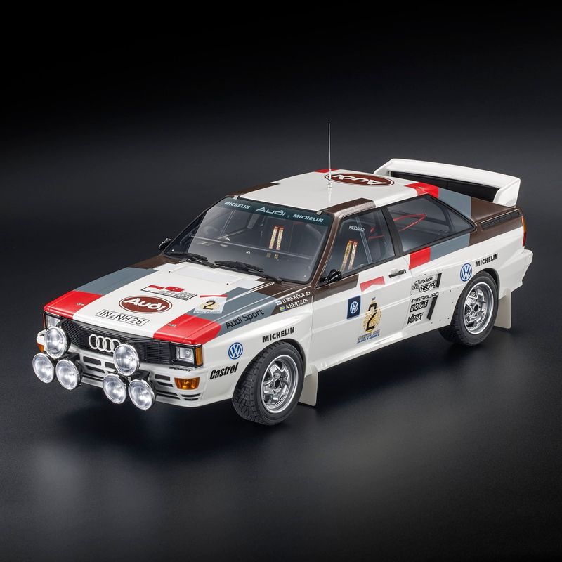 1:12 Top Marques - Audi Quattro A2 #2 Winner Rally Argentina 1983 Hannu Mikkola - Arne Hertz 1:12 Top Marques - Audi Quattro A2 #2 Winner Rally Argentina 1983 Hannu Mikkola - Arne Hertz