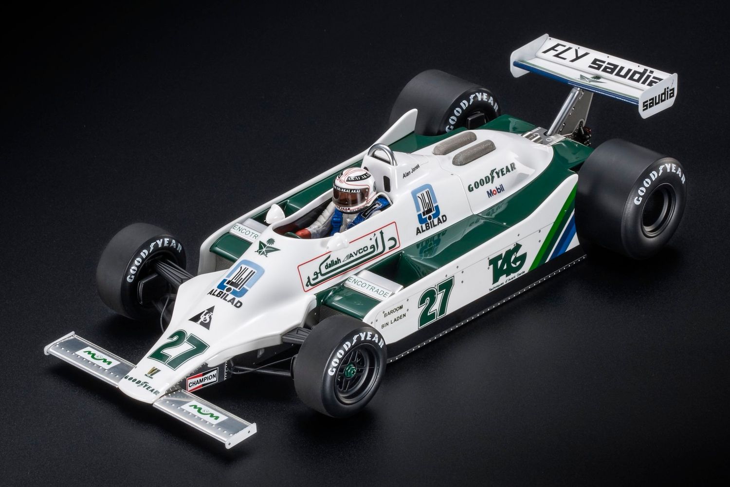 1:18 GP Replicas - Williams F1 FW06 Ford #27 Winner German GP 1979 Alan Jones (Mit Fahrerfigur) 1:18 GP Replicas - Williams F1 FW06 Ford #27 Winner German GP 1979 Alan Jones (Mit Fahrerfigur)