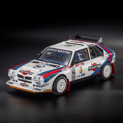 1:18 Top Marques - Lanica Delta S4 Team Martini Racing #3 2nd Rally Argentina 1986 M. Alen - I. Kivimaki
