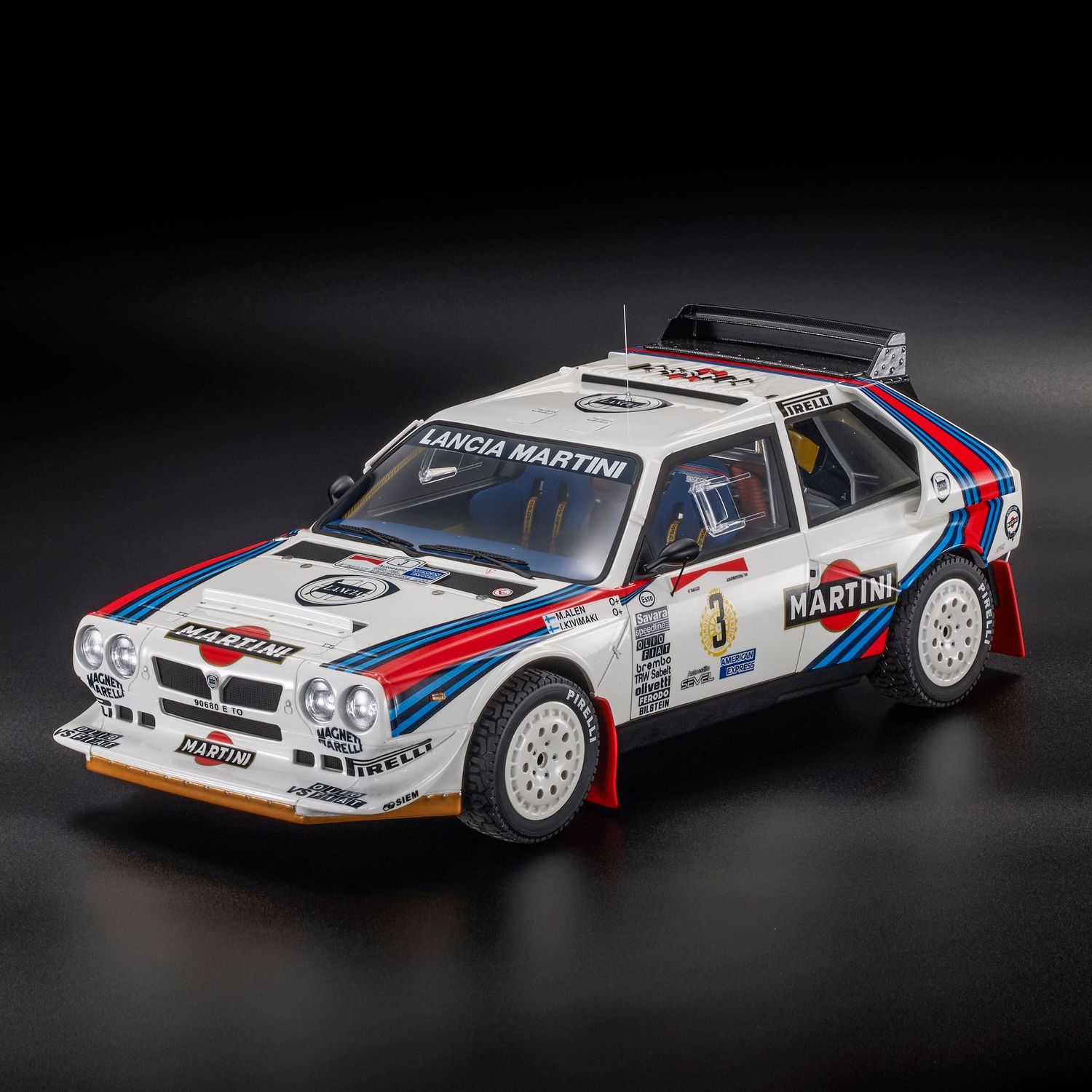 1:12 Top Marques - Lancia Delta S4 Team Martini Racing #3 2nd Rally Argentina 1986 Markku Alen - Ilkka Kivimaki 1:12 Top Marques - Lancia Delta S4 Team Martini Racing #3 2nd Rally Argentina 1986 Markku Alen - Ilkka Kivimaki