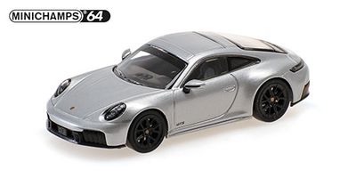 1:64 Minichamps - 2025 Porsche 911 (992.2) Carrera GTS Silver 1:64 Minichamps - 2025 Porsche 911 (992.2) Carrera GTS Silver