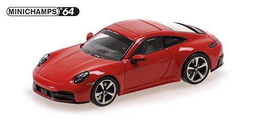 1:64 Minichamps - 2025 Porsche 911 (992.2) Carrera Red