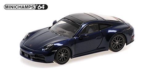 1:64 Minichamps - 2025 Porsche 911 (992.2) Carrera Blau Metallic