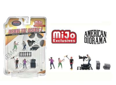 1:64 American Diorama - *Behind the Scenes 2* Figure Set 1:64 American Diorama - *Behind the Scenes 2* Figure Set