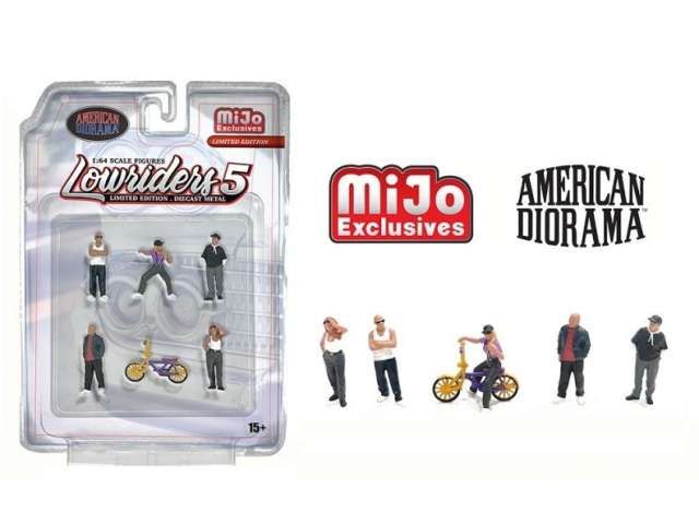1:64 American Diorama - *Lowriders 5* Figure Set