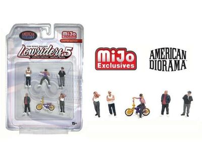 1:64 American Diorama - *Lowriders 5* Figure Set 1:64 American Diorama - *Lowriders 5* Figure Set