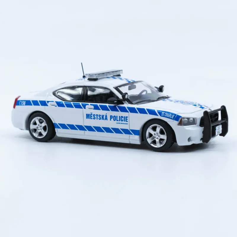 1:64 JR Collectibles - Dodge Charger *Charlie*, white/blue 1:64 JR Collectibles - Dodge Charger *Charlie*, white/blue