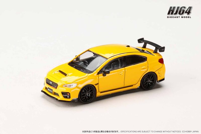 1:64 Hobby Japan - Subaru S207 NBR Challenge Package *Yellow Edition*, sunrise yellow 1:64 Hobby Japan - Subaru S207 NBR Challenge Package *Yellow Edition*, sunrise yellow
