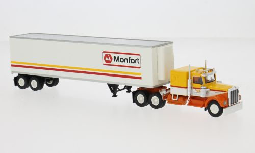 1:87 Brekina - Kenworth W 900 Koffer-SZ, 1977, Monfort