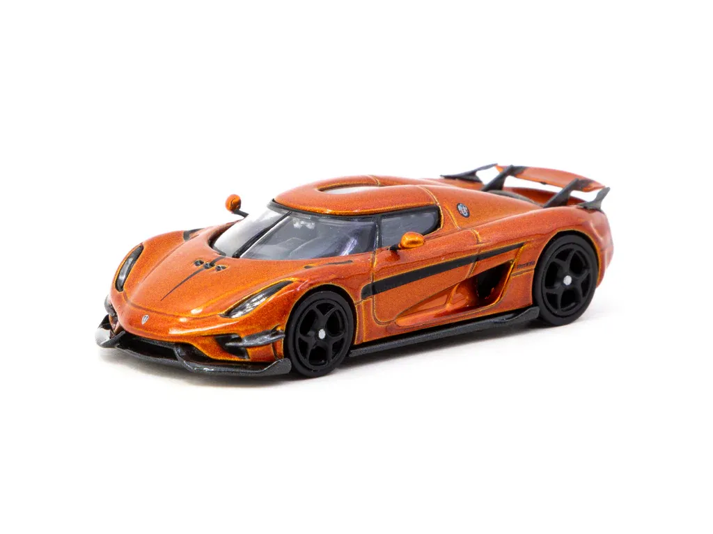 1:64 Tarmac - Koenigsegg Regera, orange metallic/black stripes 1:64 Tarmac - Koenigsegg Regera, orange metallic/black stripes