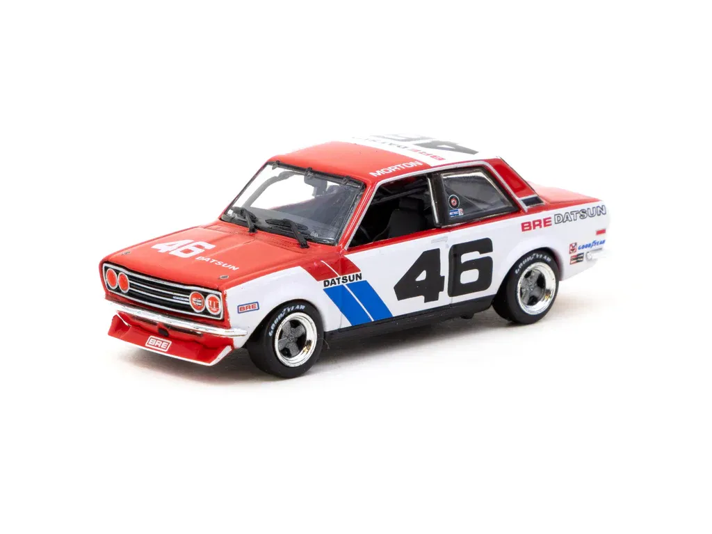 1:64 Tarmac - 1971 BRE Datsun 510 #46 John Morton Trans-Am 2.5 Championship 1:64 Tarmac - 1971 BRE Datsun 510 #46 John Morton Trans-Am 2.5 Championship