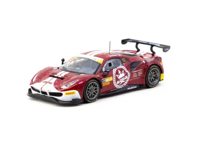 1:64 Tarmac -  2023 Ferrari 488 GT3 #52 Chen Weian Macau GT Cup FIA GT World Cup 2023 Harmony Racing