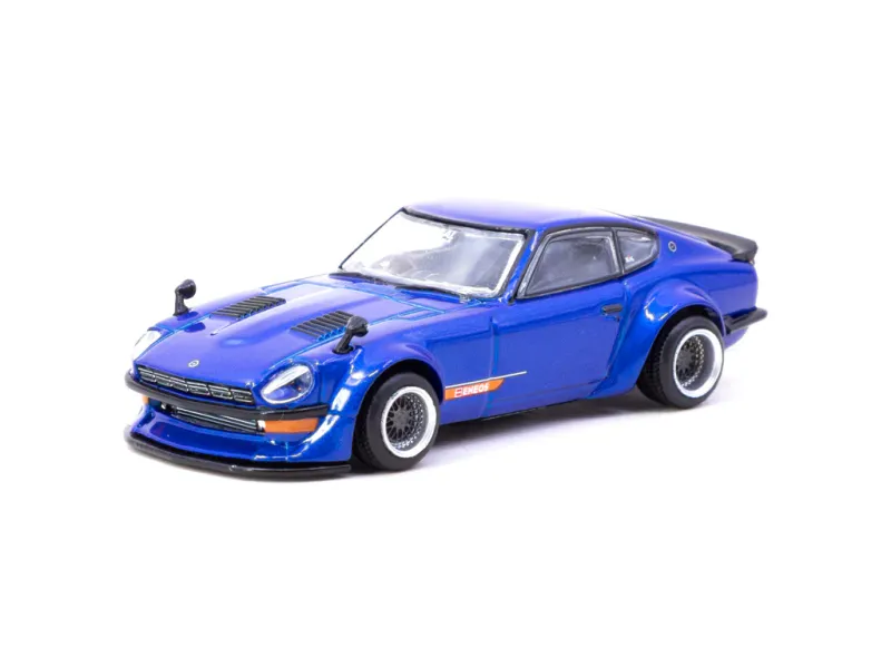 1:64 Tarmac - Nissan Fairlady Z S30 Widebody Designed by Jon Sibal,blue 1:64 Tarmac - Nissan Fairlady Z S30 Widebody Designed by Jon Sibal,blue