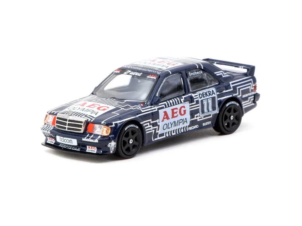1:64 Tarmac - Mercedes-Benz 190 E 2.5-16 EVO 1, #11 Dany Snobeck DTM 1989 1:64 Tarmac - Mercedes-Benz 190 E 2.5-16 EVO 1, #11 Dany Snobeck DTM 1989