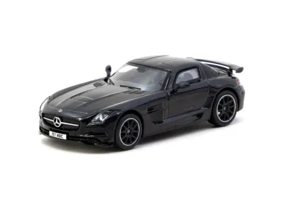 1:64 Tarmac - Mercedes-Benz SLS AMG Coupé Black Series, black metallic 1:64 Tarmac - Mercedes-Benz SLS AMG Coupé Black Series, black metallic