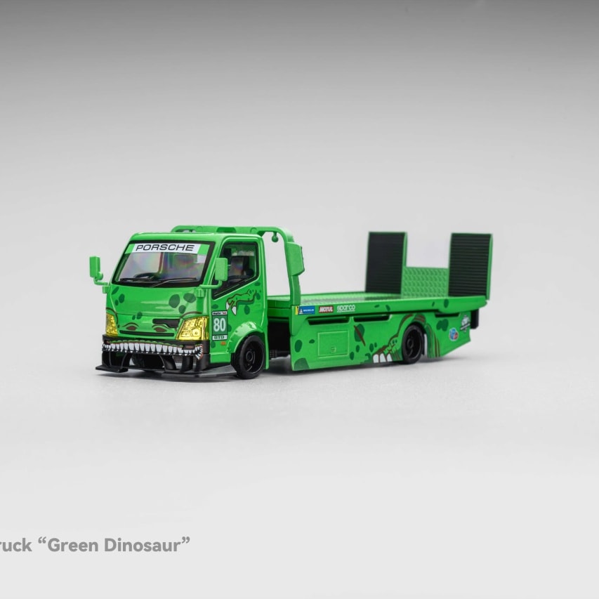 1:64 Microturbo - Custom Hauler *Green Dino*, green