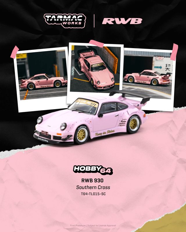 1:64 Tarmac - RWB 930 Southern Cross, pink