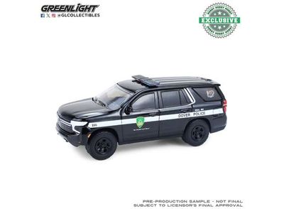 1:64 Greenlight - 2024 Chevrolet Tahoe Dover Police 100th Anniversary Edition 1:64 Greenlight - 2024 Chevrolet Tahoe Dover Police 100th Anniversary Edition
