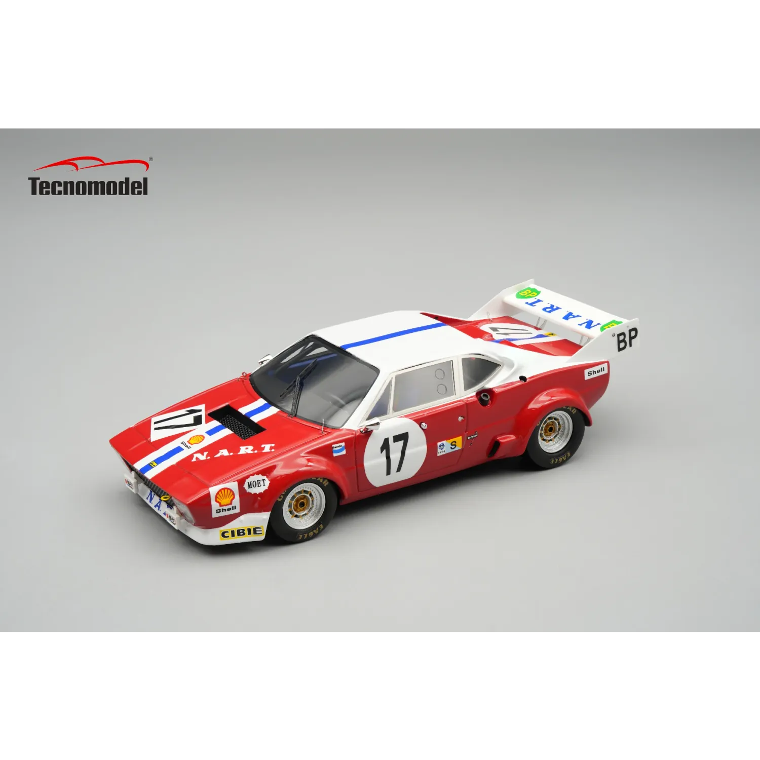 1:43 Tecnomodel - Ferrari 308 GT4 2.9L V8 Team N.A.R.T. #17 24h Le Mans 1975 G. Gagliardi - H. Cluxton 1:43 Tecnomodel - Ferrari 308 GT4 2.9L V8 Team N.A.R.T. #17 24h Le Mans 1975 G. Gagliardi - H. Cluxton