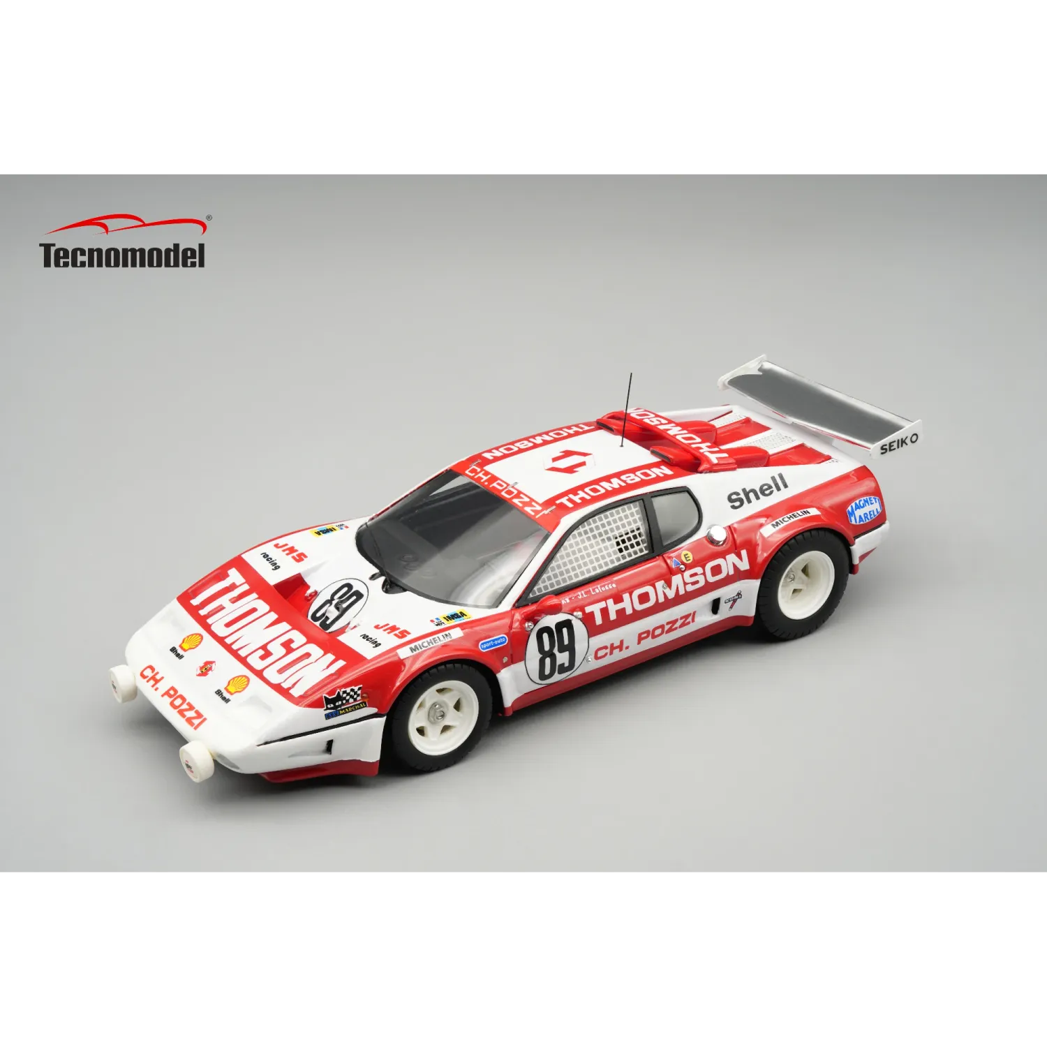 1:43 Tecnomodel - Ferrari 512BB 4.9L Team Pozzi Thomson JMS Racing #89 24h Le Mans 1978 C. Balot-Lena - J.L. Lafosse