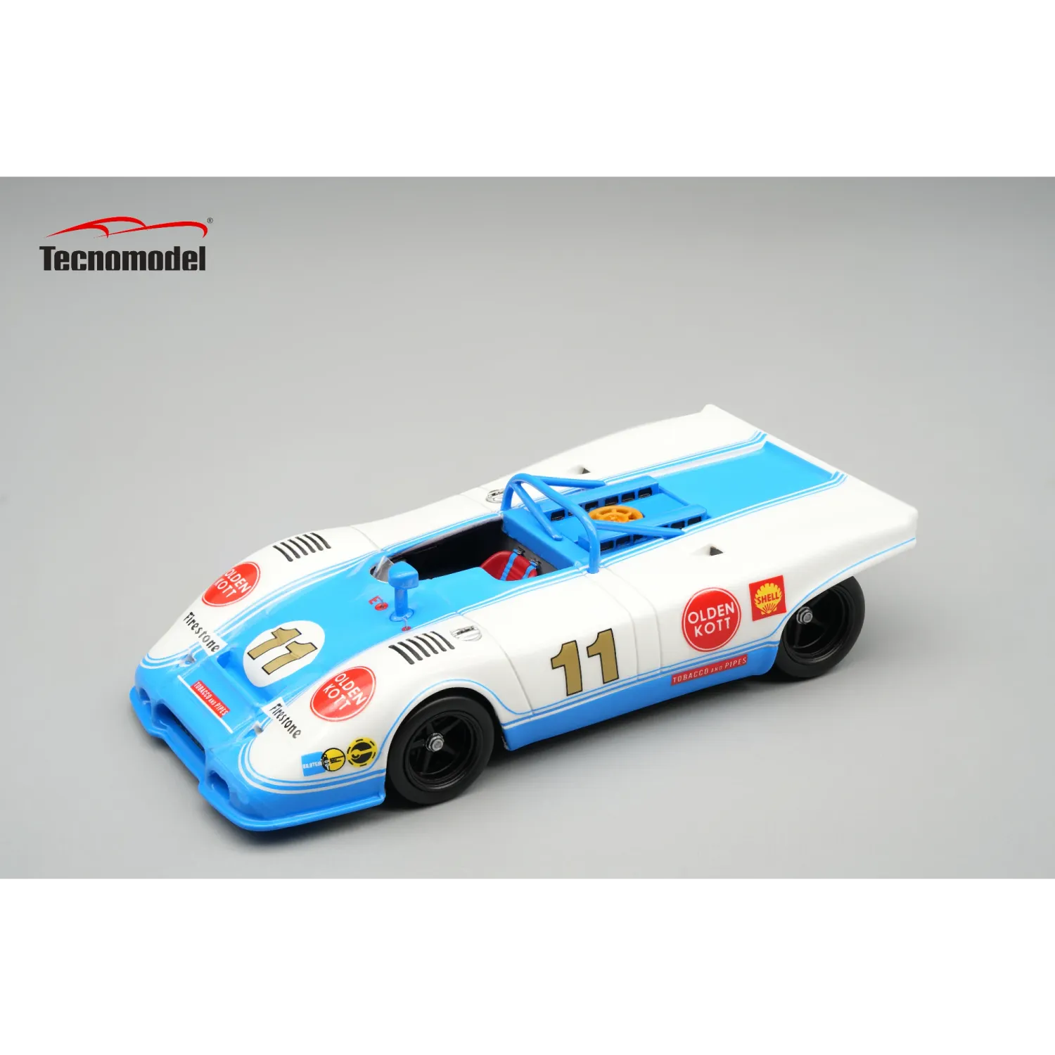 1:43 Tecnomodel - Porsche 917 Spider Team AAW #11 Interserie Norisring Zolder 1971 L. Kinnunen