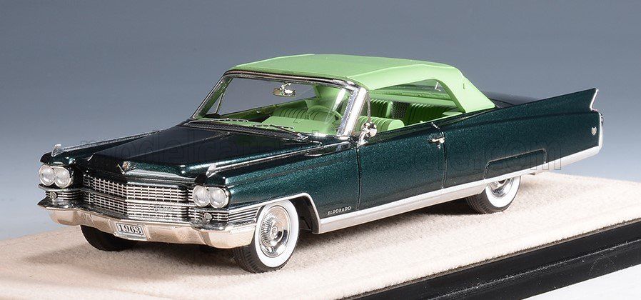 1:43 Stamp Models - 1963 Cadillac Eldorado Biarritz Cabriolet Green