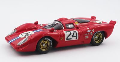 1:43 Best Model - Ferrari 312P 3.0L V12 Team N.A.R.T. #24 24 Daytona 1970 M. Parkes 1:43 Best Model - Ferrari 312P 3.0L V12 Team N.A.R.T. #24 24 Daytona 1970 M. Parkes