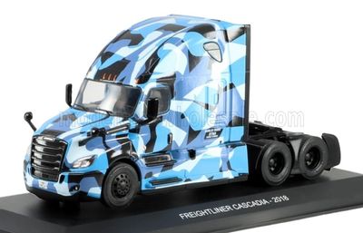 1:43 Hechette - FREIGHTLINER - CASCADIA TRACTOR TRUCK 3-ASSI 2018 - BLUE CAMOUFLAGE 1:43 Hechette - FREIGHTLINER - CASCADIA TRACTOR TRUCK 3-ASSI 2018 - BLUE CAMOUFLAGE