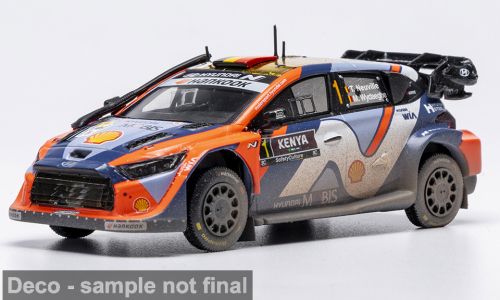 1:43 Ixo - Hyundai i20 N Rally1, Safari Rallye Kenia, 2025, #1, T. Neuville - M. Wydaeghe