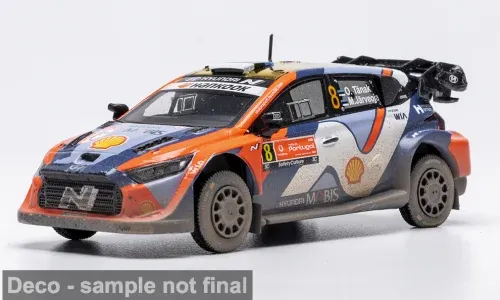 1:43 Ixo - Hyundai i20 N Rally1, Rally Portugal, 2025, #8, O. Tänak - M. Järveoja