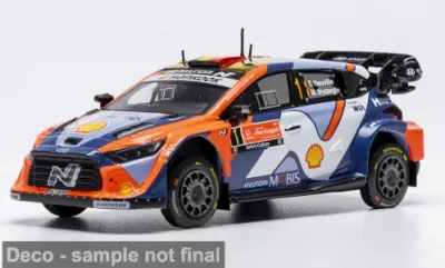 1:43 Ixo - Hyundai i20 N Rally1, Rally Portugal, 2025, #1, T. Neuville - M. Wydaeghe 1:43 Ixo - Hyundai i20 N Rally1, Rally Portugal, 2025, #1, T. Neuville - M. Wydaeghe