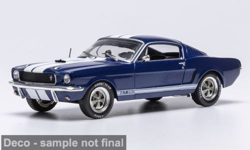 1:43 Ixo - Ford Mustang Shelby GT 350, dunkelblau/weiss, 1965