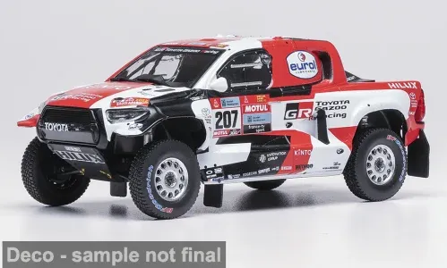 1:43 Ixo - Toyota GR DKR Hilux Evo T1+, Rally Dakar, 2022, #207, G. De Villiers -D. Murphy
