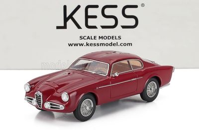 1:43 Kess Model - 1957 Alfa Romeo 1900C SS sn10593 Zagato Coupe Red 1:43 Kess Model - 1957 Alfa Romeo 1900C SS sn10593 Zagato Coupe Red