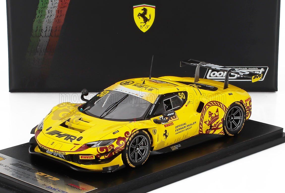 1:43 Looksmart - Ferrari 296 GT3 No.50 Harmony Racing - Macau GT Cup - FIA GT World Cup 2024 1:43 Looksmart - Ferrari 296 GT3 No.50 Harmony Racing - Macau GT Cup - FIA GT World Cup 2024