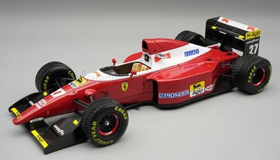 1:18 Tecnomodel - Ferrari F1 F93A Team Scuderia Ferrari #27 Brazilian GP 1993 J. Alesi *Rain Tires*