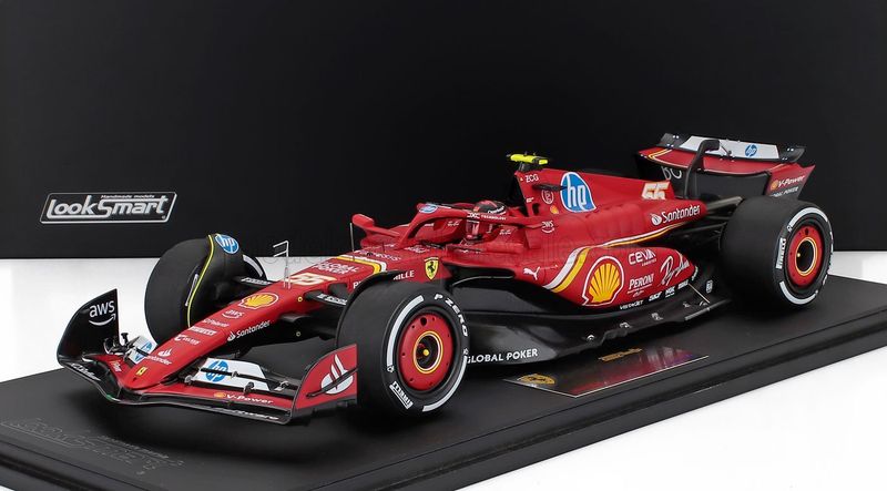 1:18 Looksmart - Ferrari SF-24 Austin GP 2024 – Carlos Sainz 2nd Place 1:18 Looksmart - Ferrari SF-24 Austin GP 2024 – Carlos Sainz 2nd Place