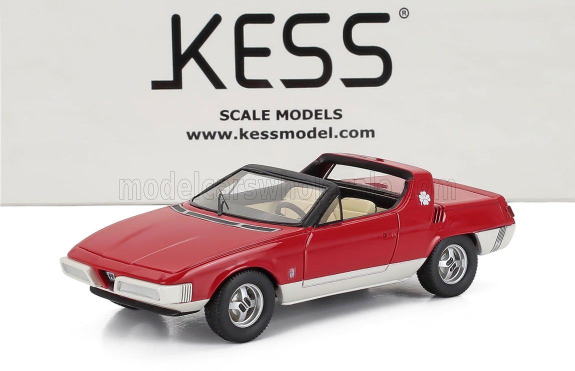 1:43 Kess Model - 1975 Alfa Romeo Alfetta GT Pininfarina Eagle Cabriolet Red