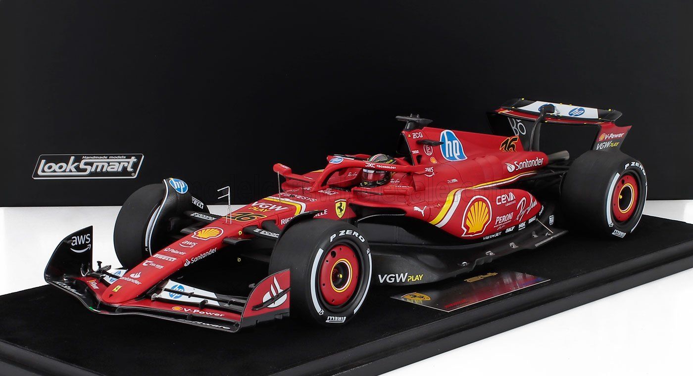 1:18 Looksmart - Ferrari SF-24 Monza GP 2024 – Charles Leclerc Winner 1:18 Looksmart - Ferrari SF-24 Monza GP 2024 – Charles Leclerc Winner