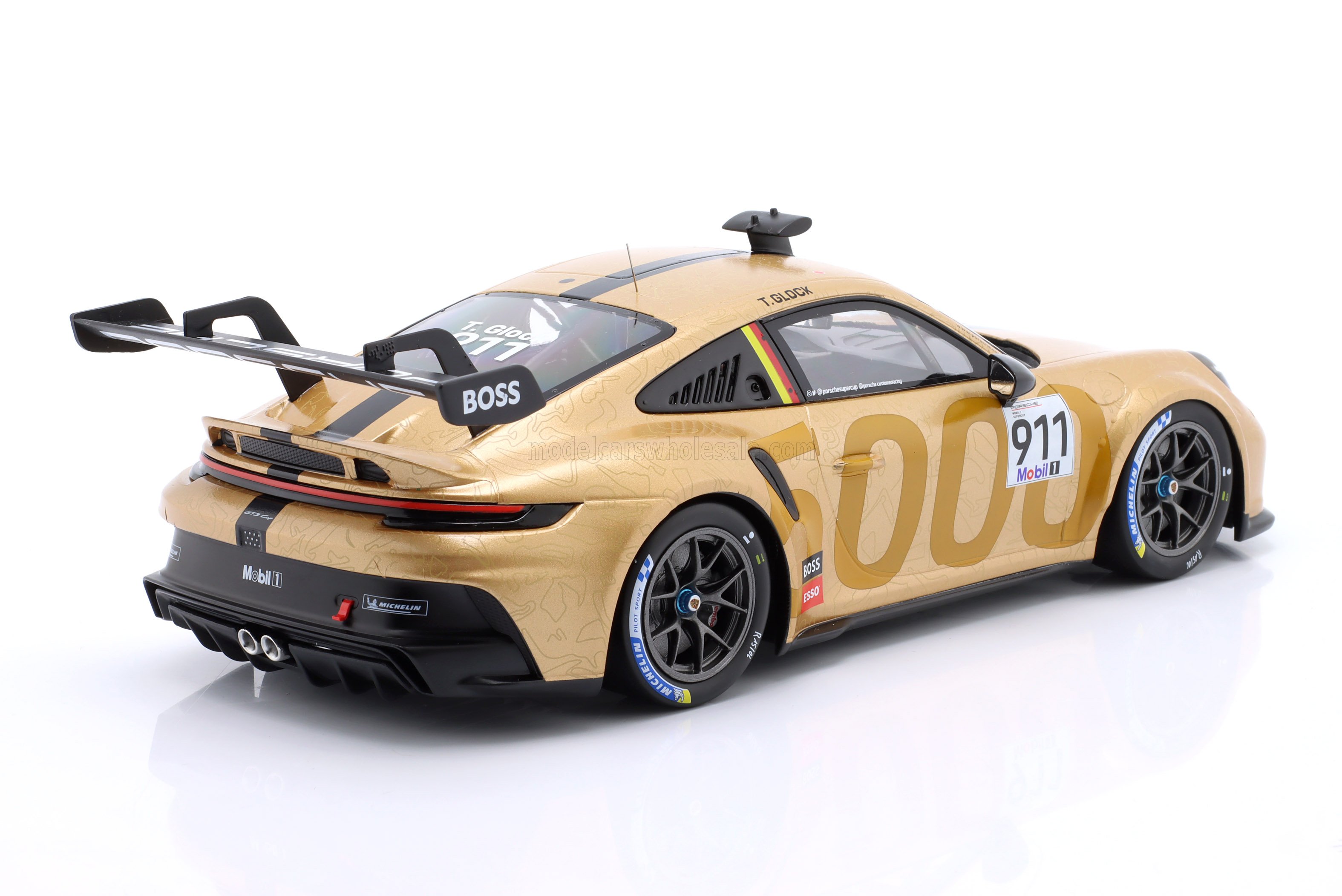 1:18 Ixo - Porsche 911 992 GT3 Cup 4.2L Team Porsche Motorsport #911 Supercup Hungaroring 2023 T. Glock