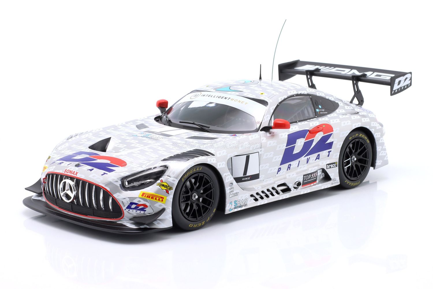 1:18 Ixo - Mercedes AMG GT3 6.2L V8 Team Seas Motorsports #1 British GT Championship 2023 I. Loggie - J. Gounon