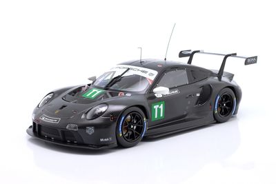 1:18 Ixo - Porsche 911 992 RSR 4.2L #T1 Test car 2023 Black 1:18 Ixo - Porsche 911 992 RSR 4.2L #T1 Test car 2023 Black